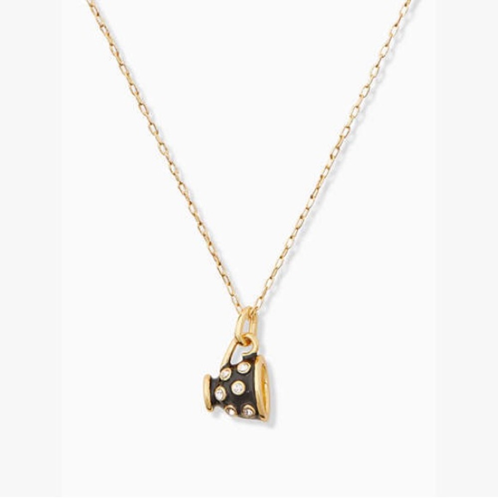 Kate Spade Alice in Wonderland Teacup Mini Pendant Necklace